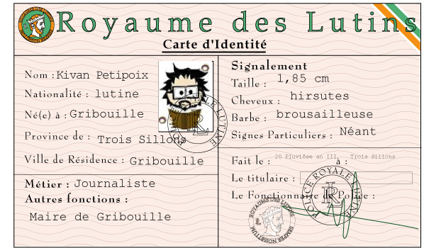 Carte d'identité de Kivan Petipoix