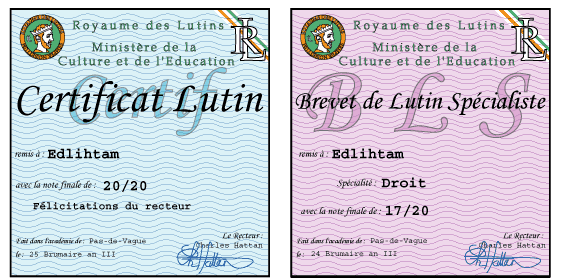 Diplômes
