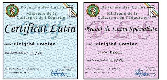 Diplômes